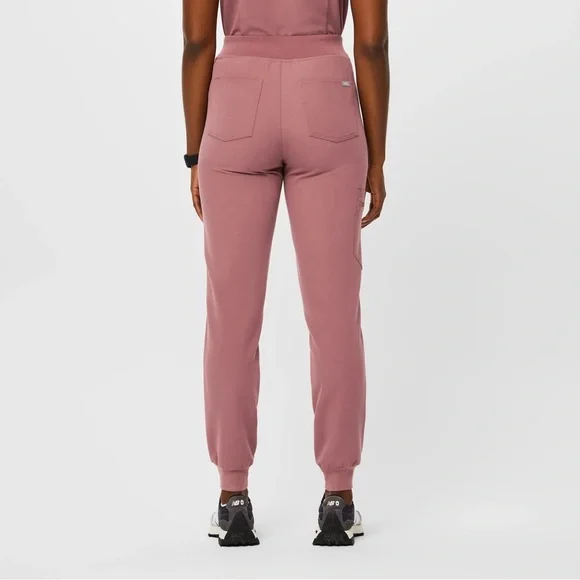 Figs Women’s Scrub Set in Light Wine Color - Picture 3 of 16